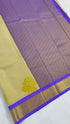 Kanchi Vegan Soft Silk Saree with Contrast Blouse and Rich Jari Pallu