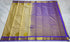 Kanchi Vegan Soft Silk Saree with Contrast Blouse and Rich Jari Pallu