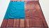 Kanchi Vegan Silk Saree With Contrast Blouse and Rich Jari Pallu
