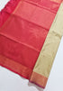 Kanchi Vegan Silk Saree With Contrast Blouse and Rich Jari Pallu