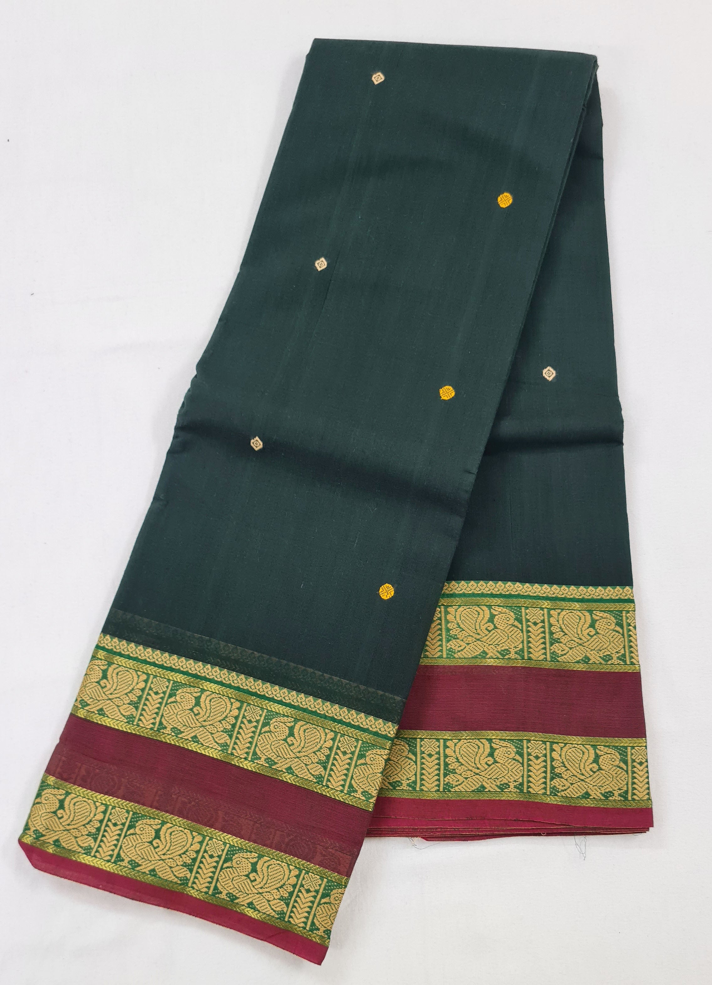Kanchipuram Cotton Saree with Blouse