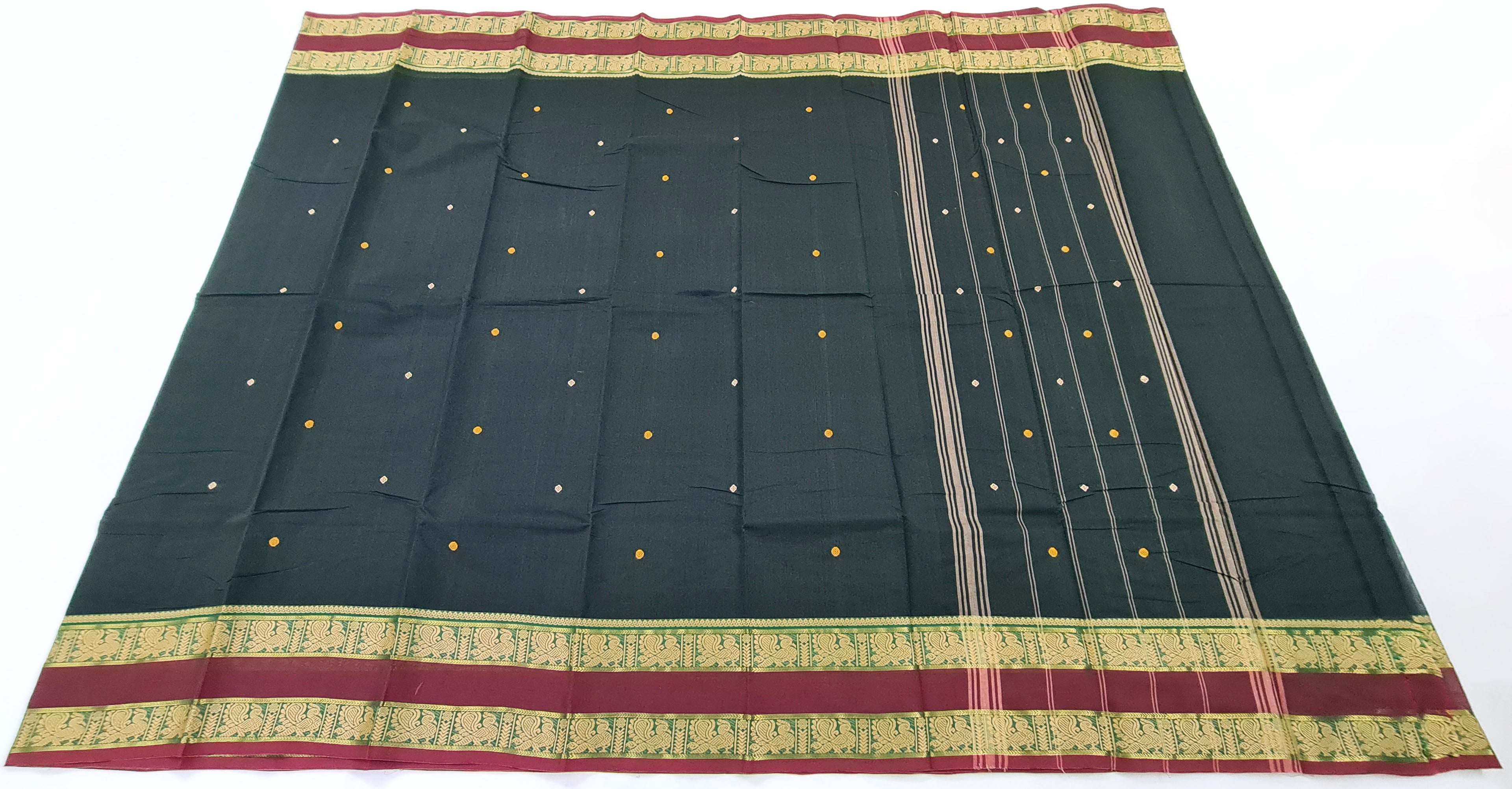 Kanchipuram Cotton Saree with Blouse