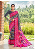 Shubh Shree Presents Sravanam Velvet Tusser Silk Sarees collection