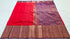 Kanchi Vegan Silk Saree with Contrast Blouse and Rich Jari Pallu