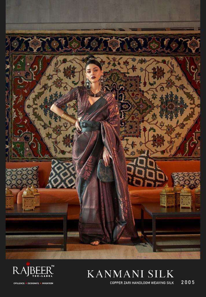 Rajbeer Presents Kanmani Silk 2000 Handloom Weaving Sarees Collection