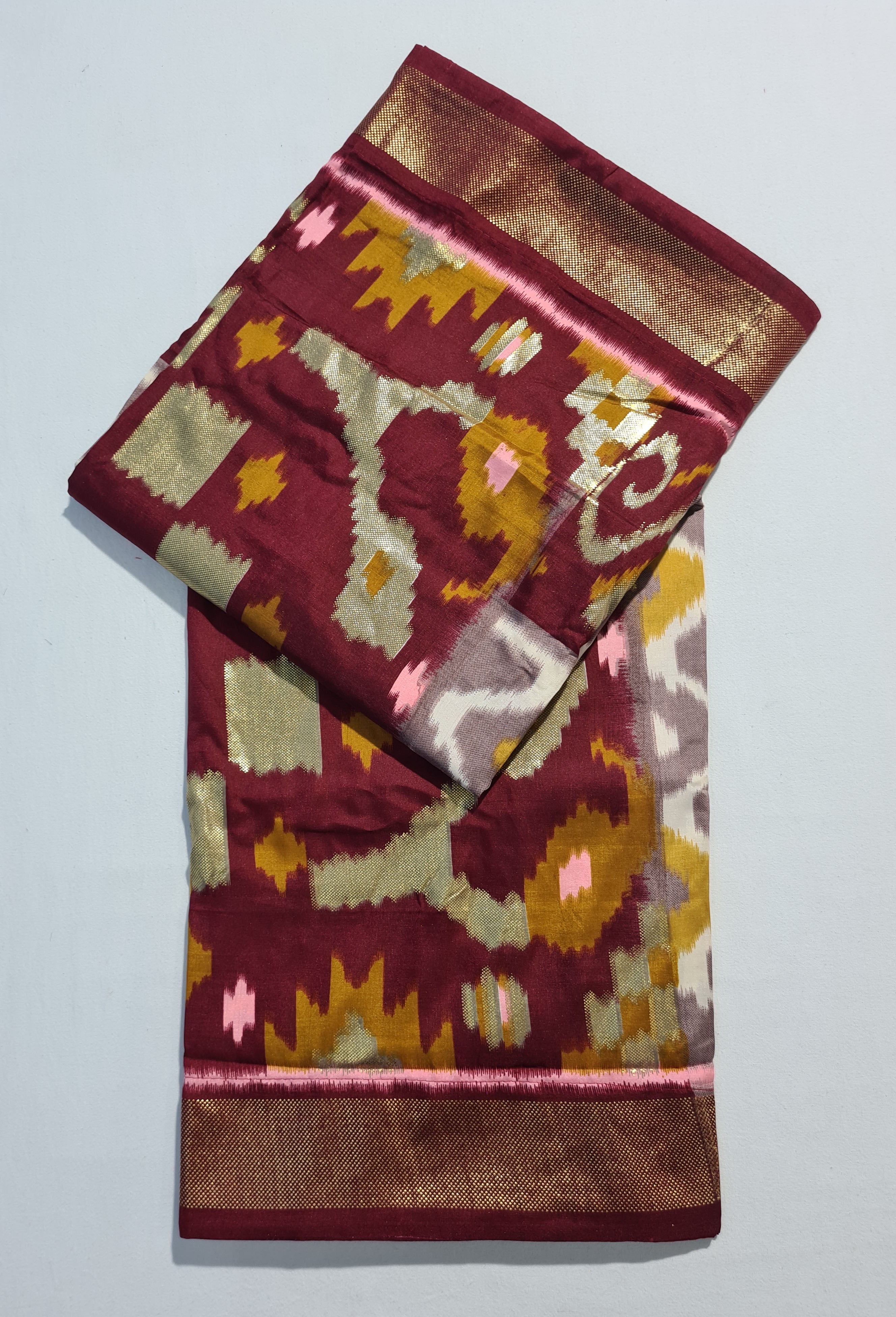 Shubh Shree Presents Sravanam Velvet Tusser Silk Sarees collection