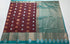 Kanchi Vegan Silk Saree With Contrast Blouse and Rich Jari Pallu