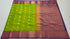 Kanchi Vegan Silk Saree With Contrast Blouse and Rich Jari Pallu