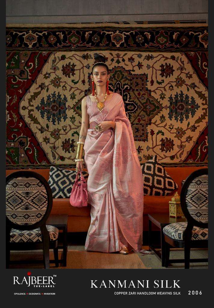 Rajbeer Presents Kanmani Silk 2000 Handloom Weaving Sarees Collection