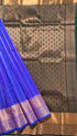 Kanchi Vegan Silk Saree With Contrast Blouse and Rich Jari Pallu