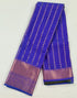 Kanchi Vegan Silk Saree With Contrast Blouse and Rich Jari Pallu