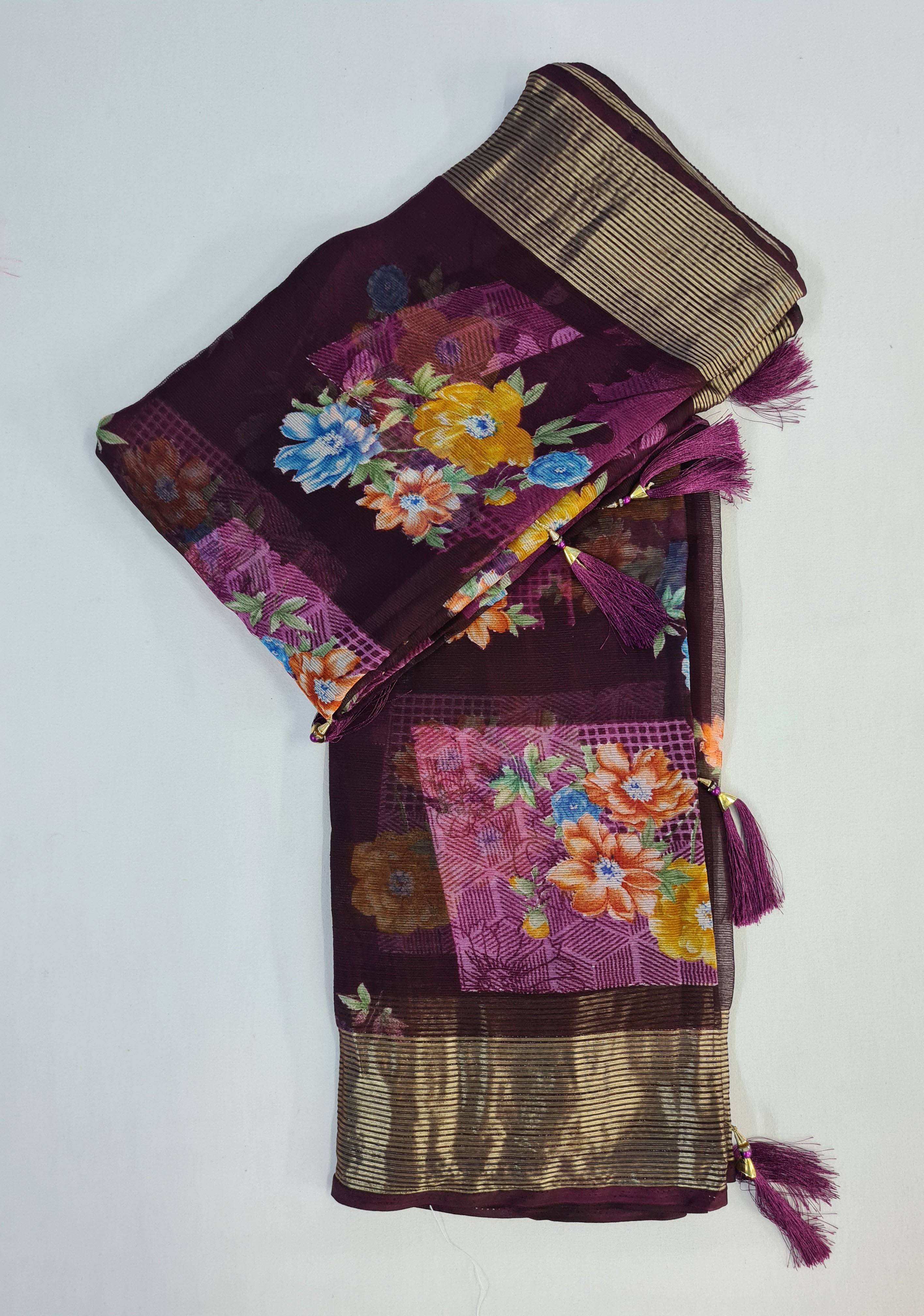 Kashvi Creation Presents Saheli Chiffon Printed Sarees Collection