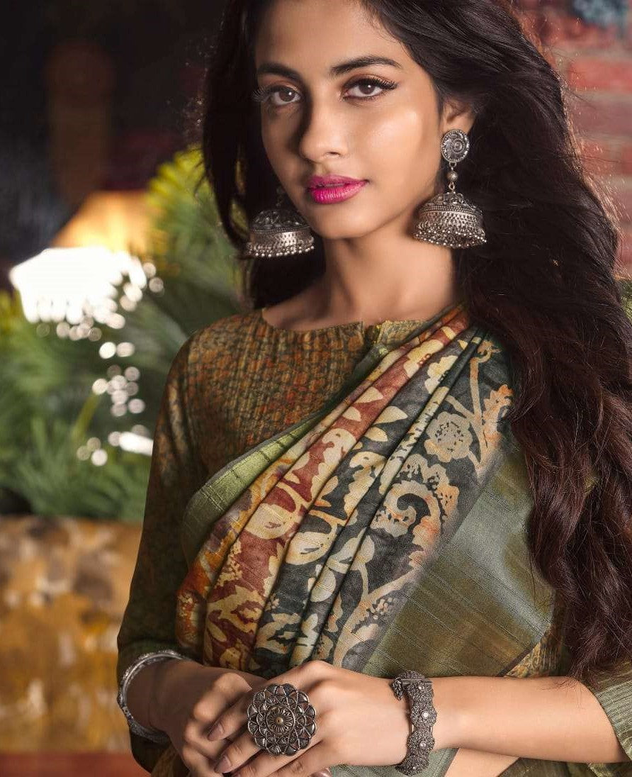 Joh Rivaaj Presents Joganiya 13001 TO 13009 Series Printed Sarees Collection