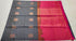 Kanchi Vegan Silk Saree With Contrast Blouse and Rich Jari Pallu
