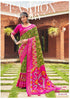 Shubh Shree Presents Sravanam Velvet Tusser Silk Sarees collection
