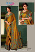 Vipul Presents Shimmer Juliet Chiffon Printed Sarees Collection