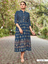 Vee Fab Presents Style Out  Slub With Gold Print Long Kurtis