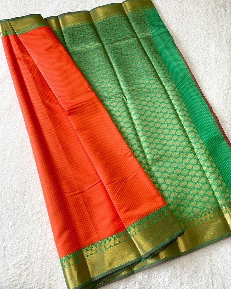 Kanchipuram korvai border soft Semi silk - Generic 