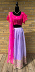 Fully stitched half saree or Lehenga  set