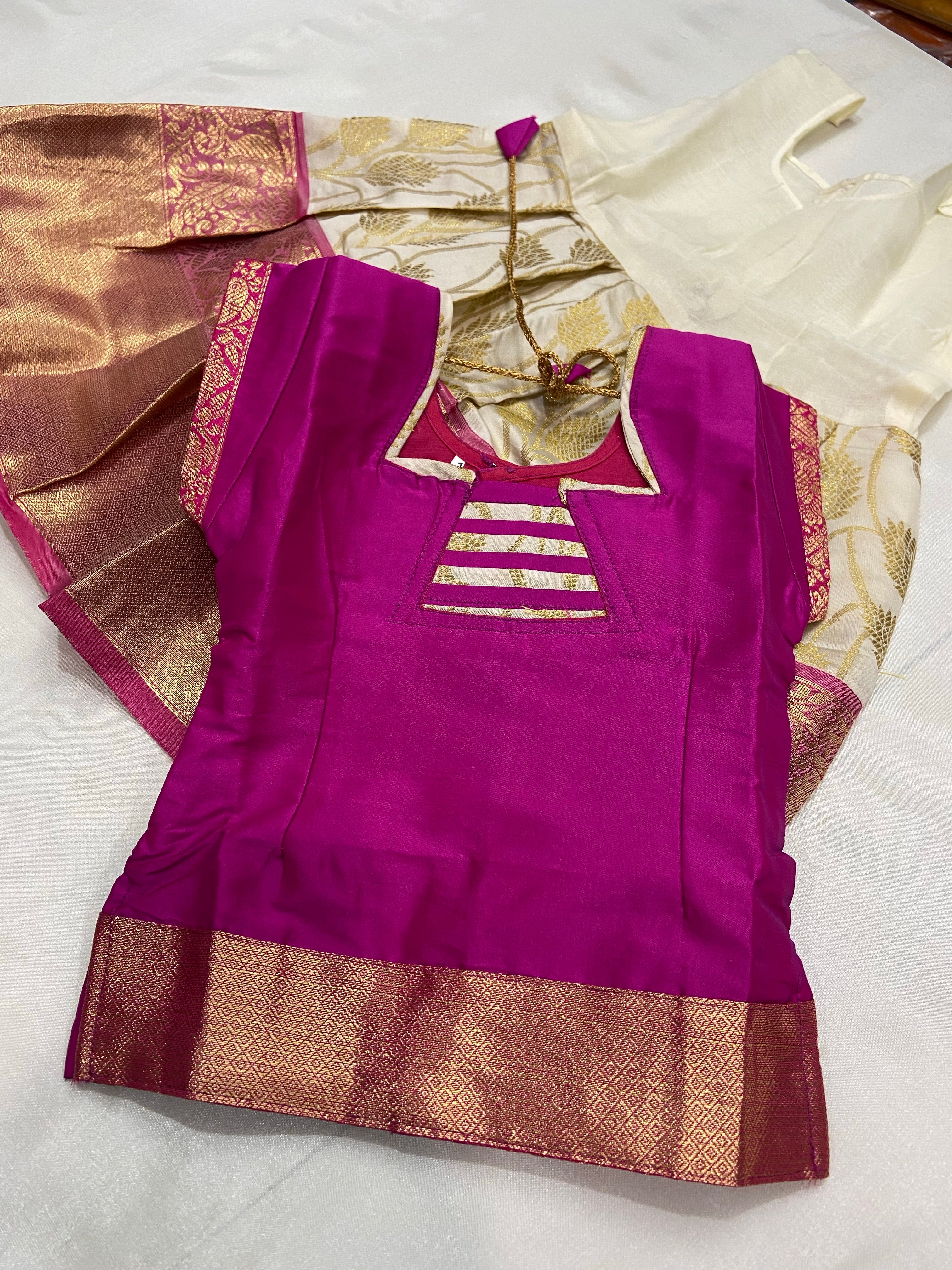 Traditional pattu pavadai