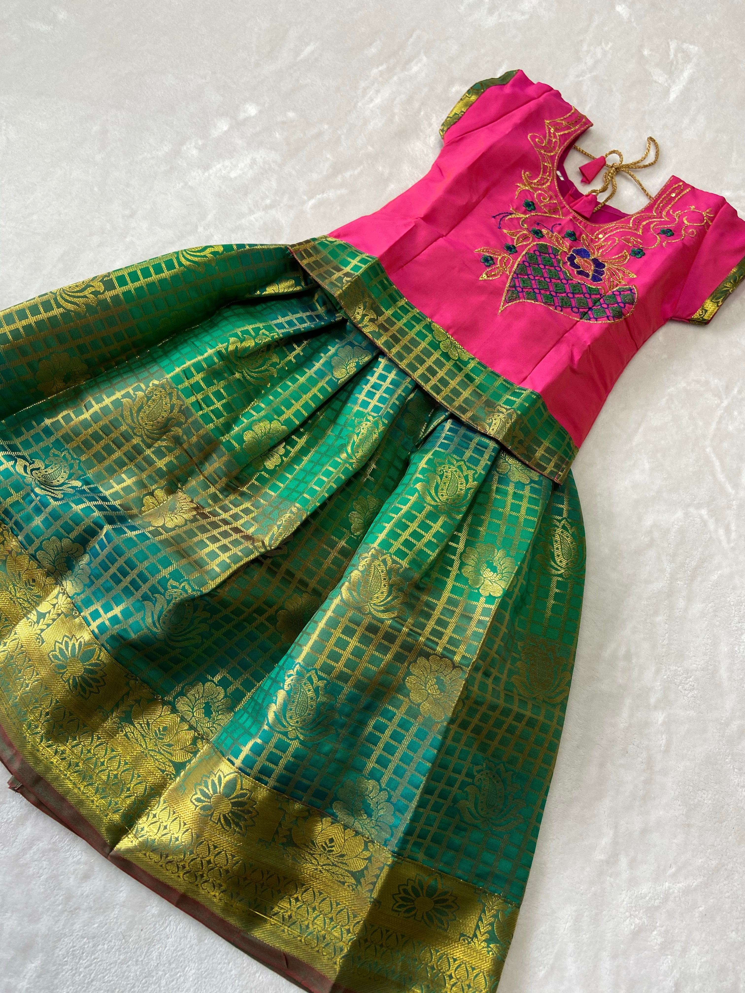 Traditional pattu pavadai - Generic 