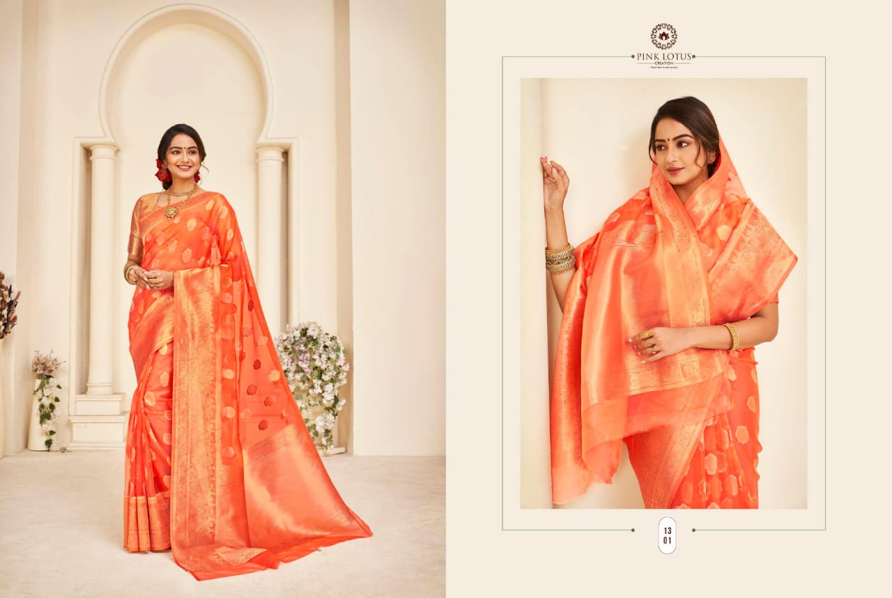 Heer by Pink lotus Party Wear Saree