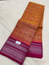 Kanchi pure Cotton Saree with zari border