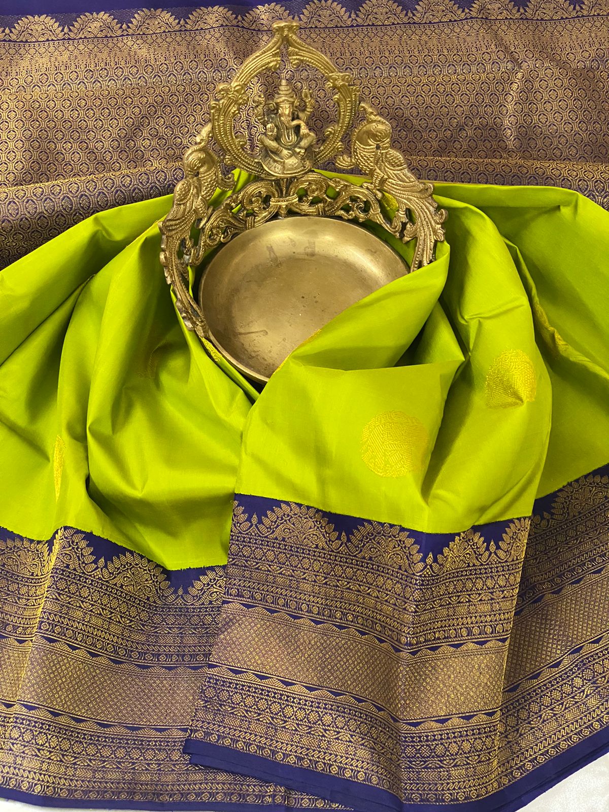 Handwoven Pure silk saree with 2g Pure zari