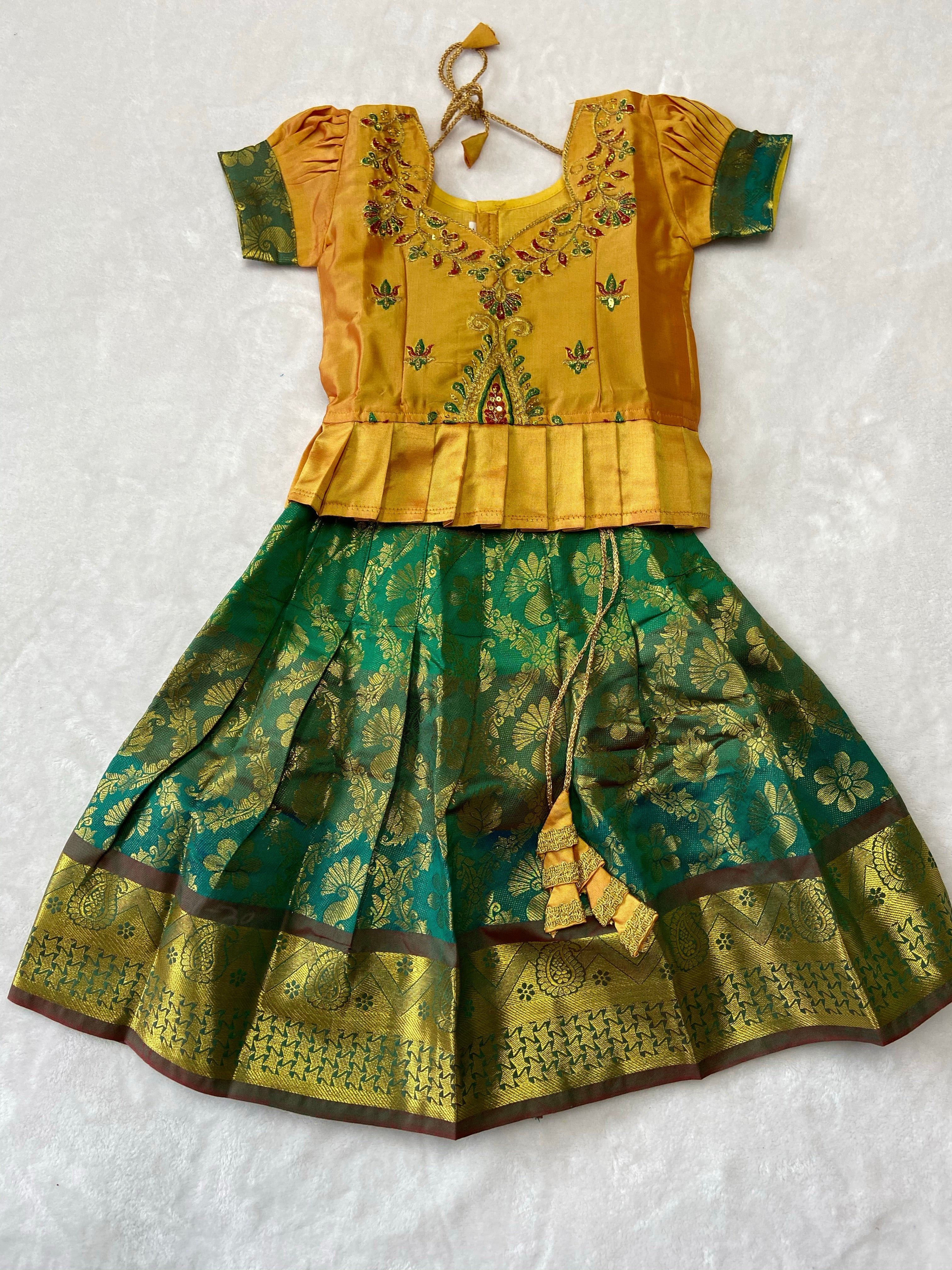 Traditional pattu pavadai - Generic 