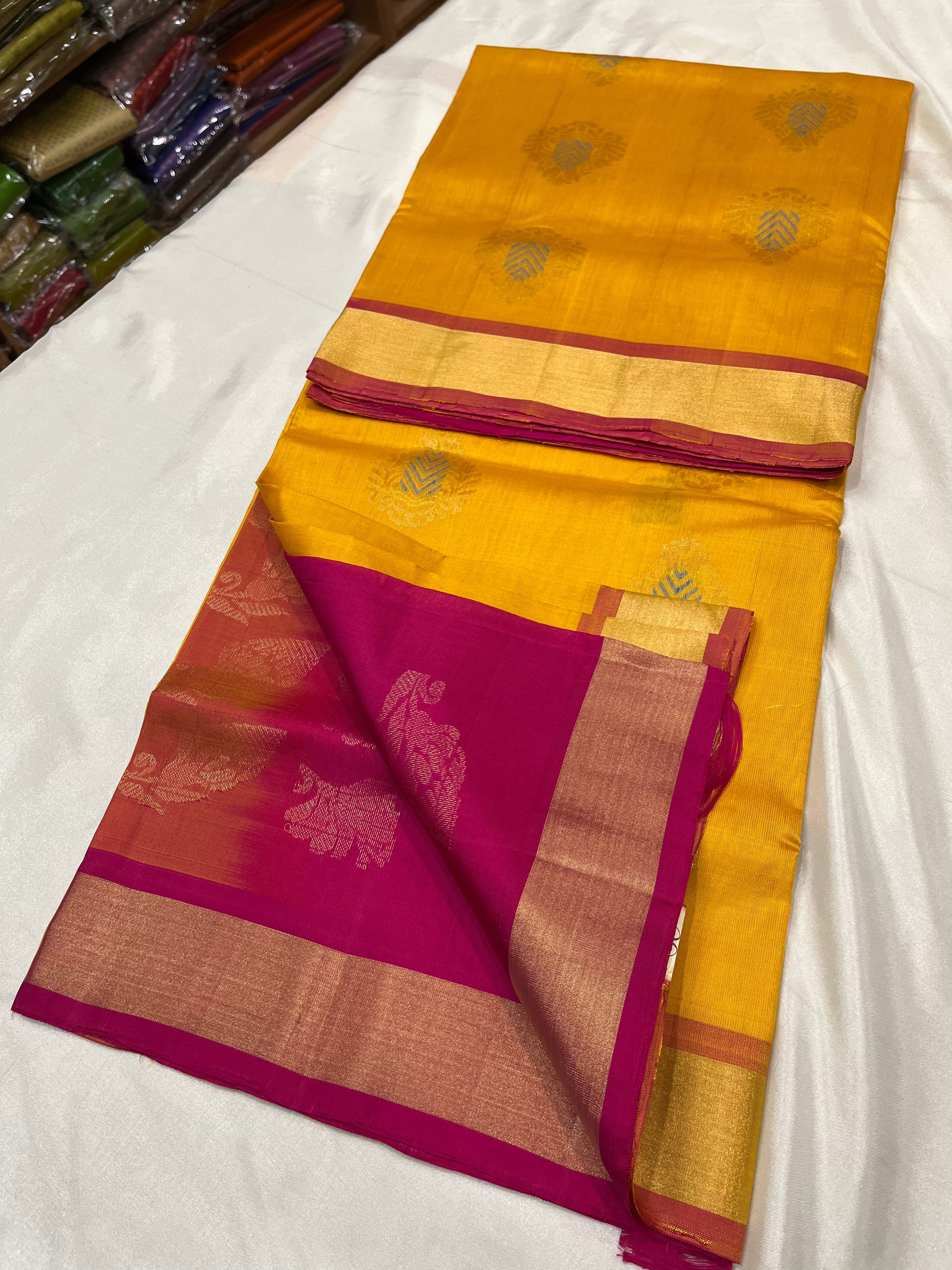 Handwoven Unique Pure Soft silk saree