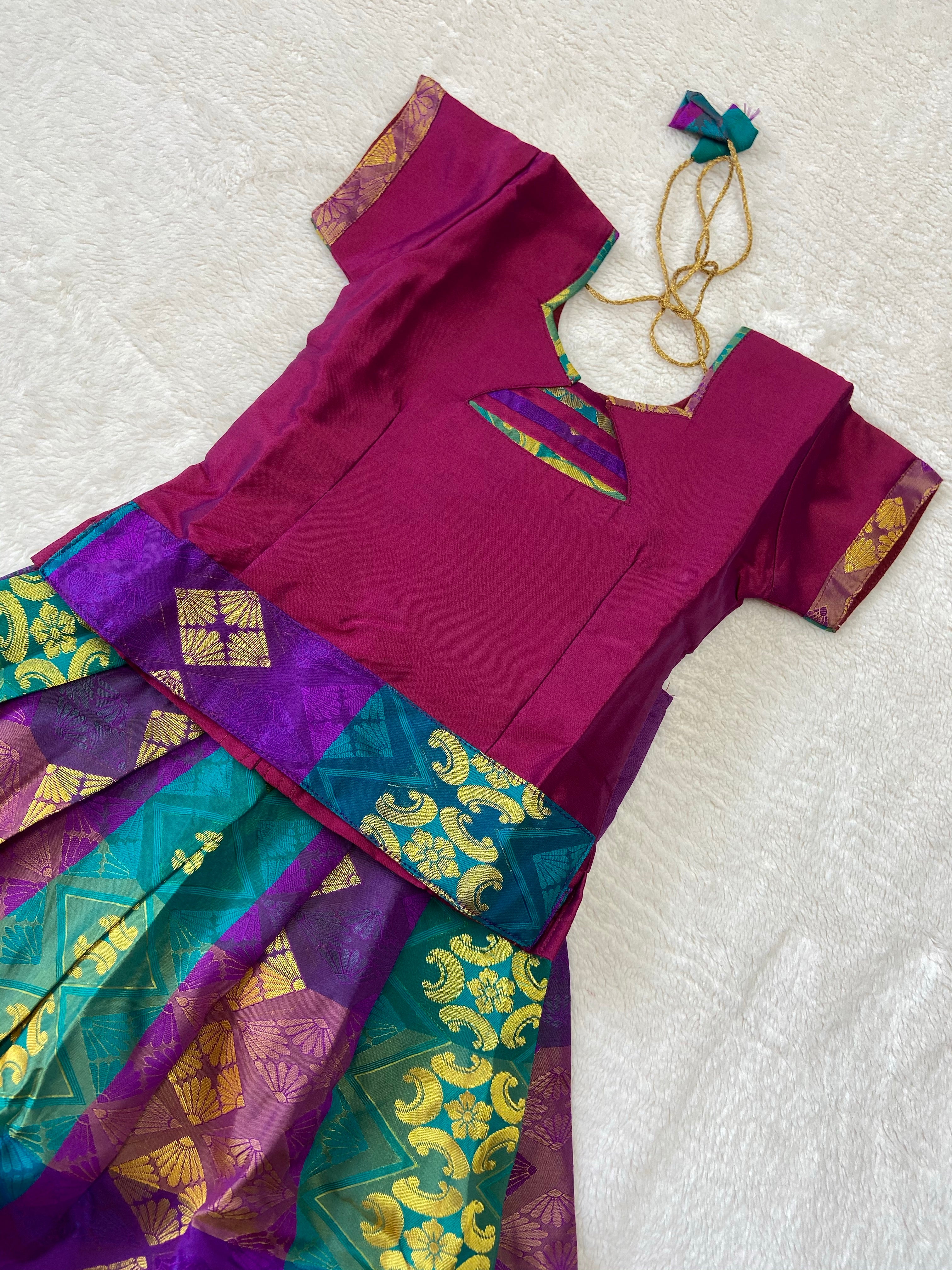 Traditional pattu pavadai - Generic 