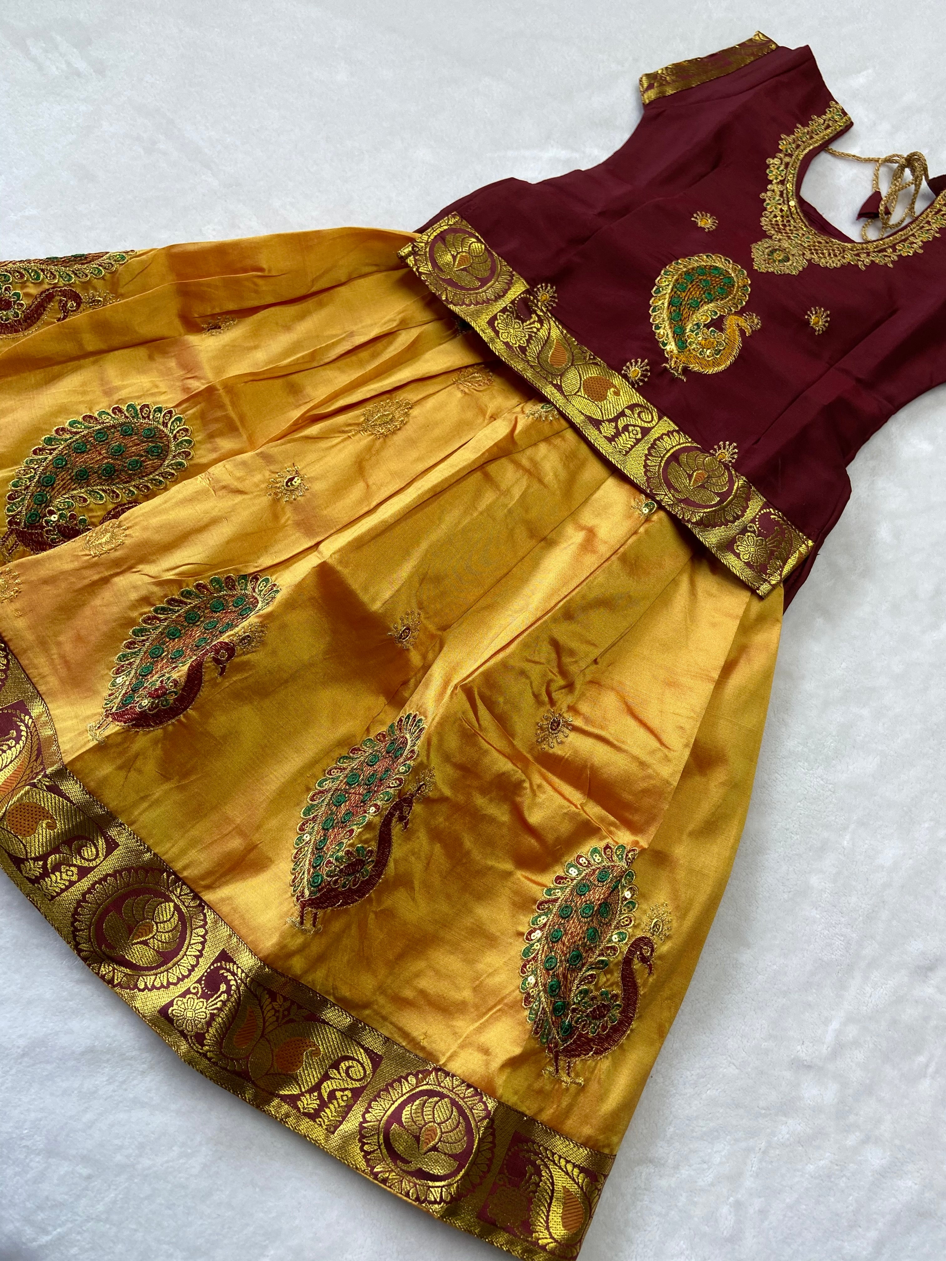 Traditional pattu pavadai - Generic 