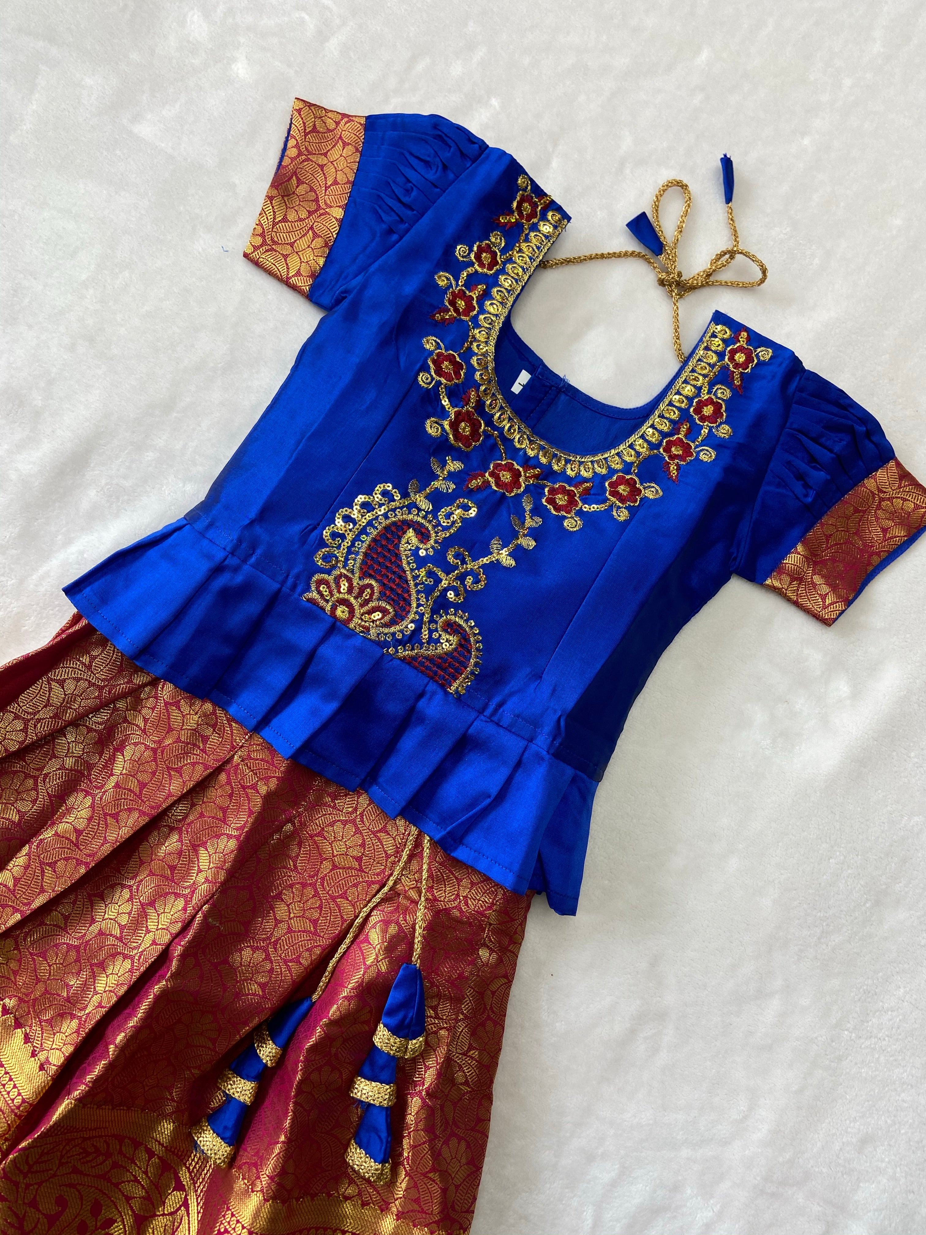 Traditional pattu pavadai - Generic 