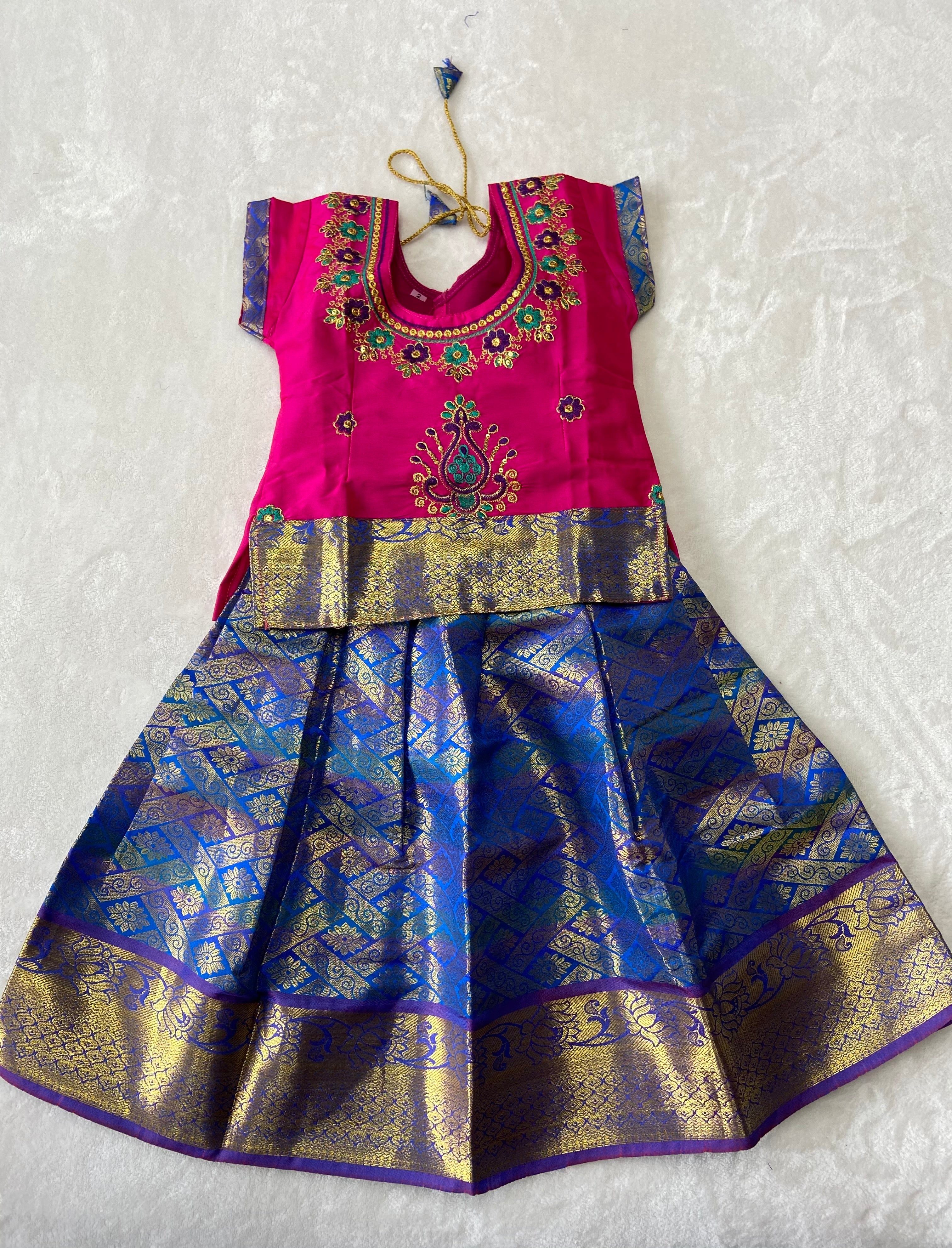 Traditional pattu pavadai - Generic 