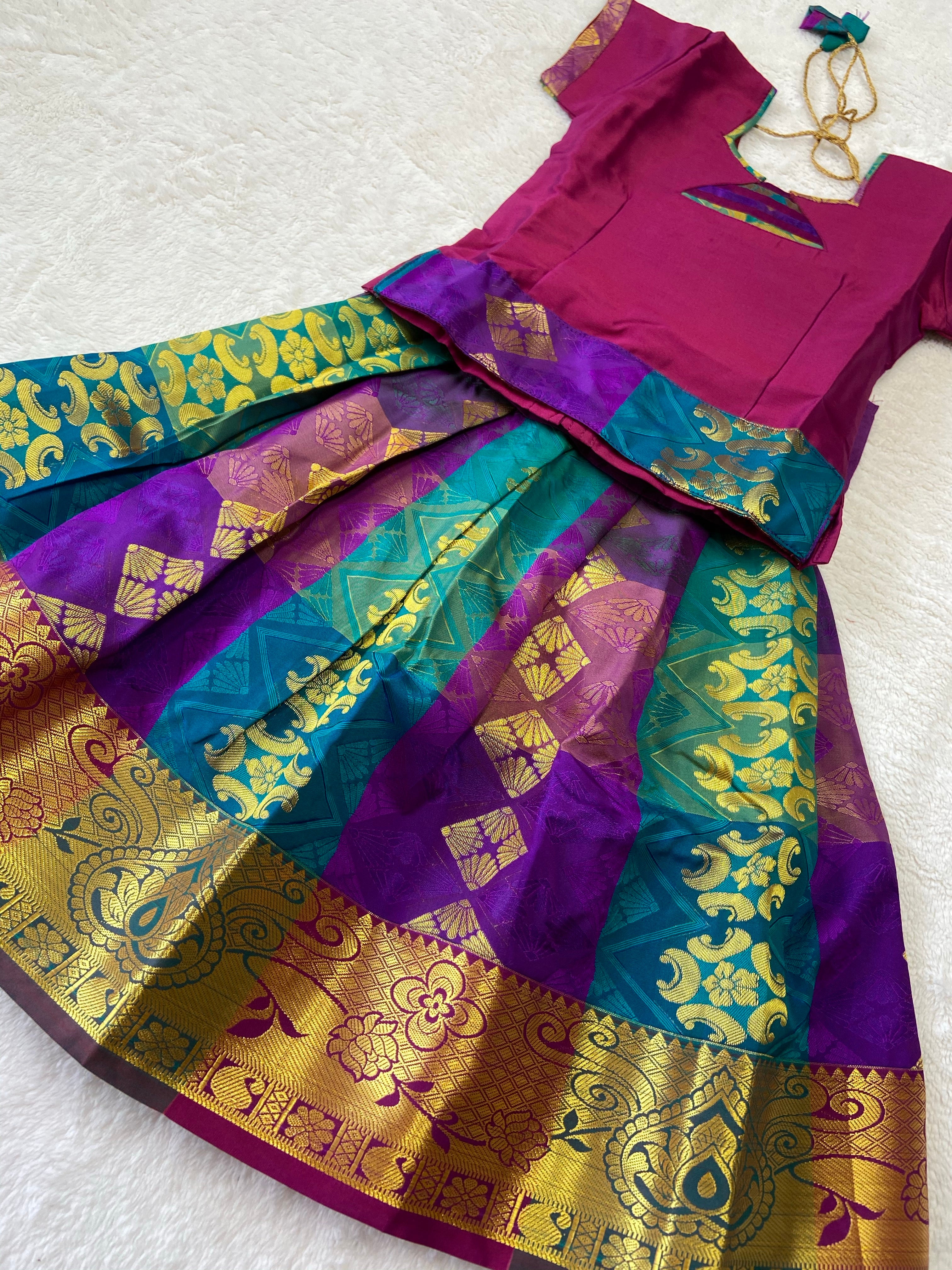 Traditional pattu pavadai - Generic 