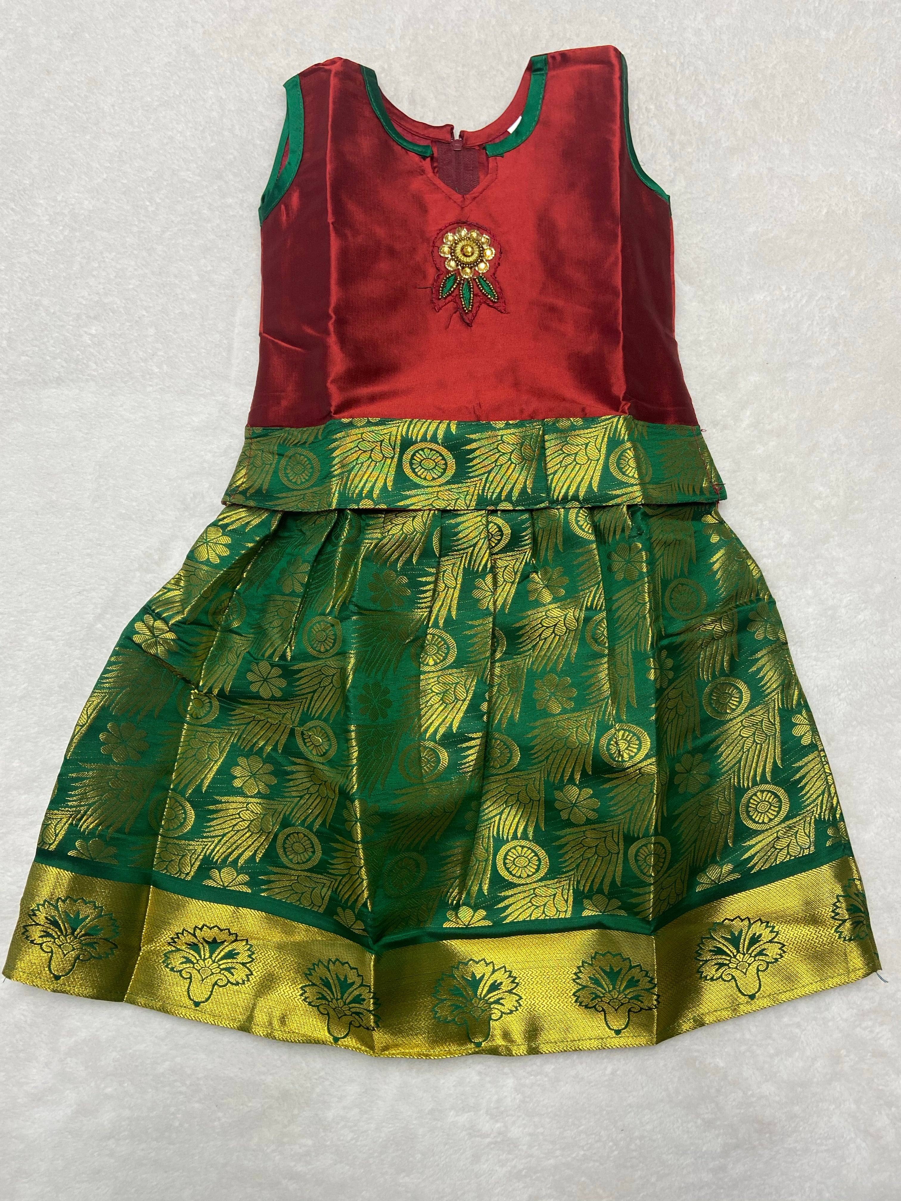 Pattu pavadai sales for just born