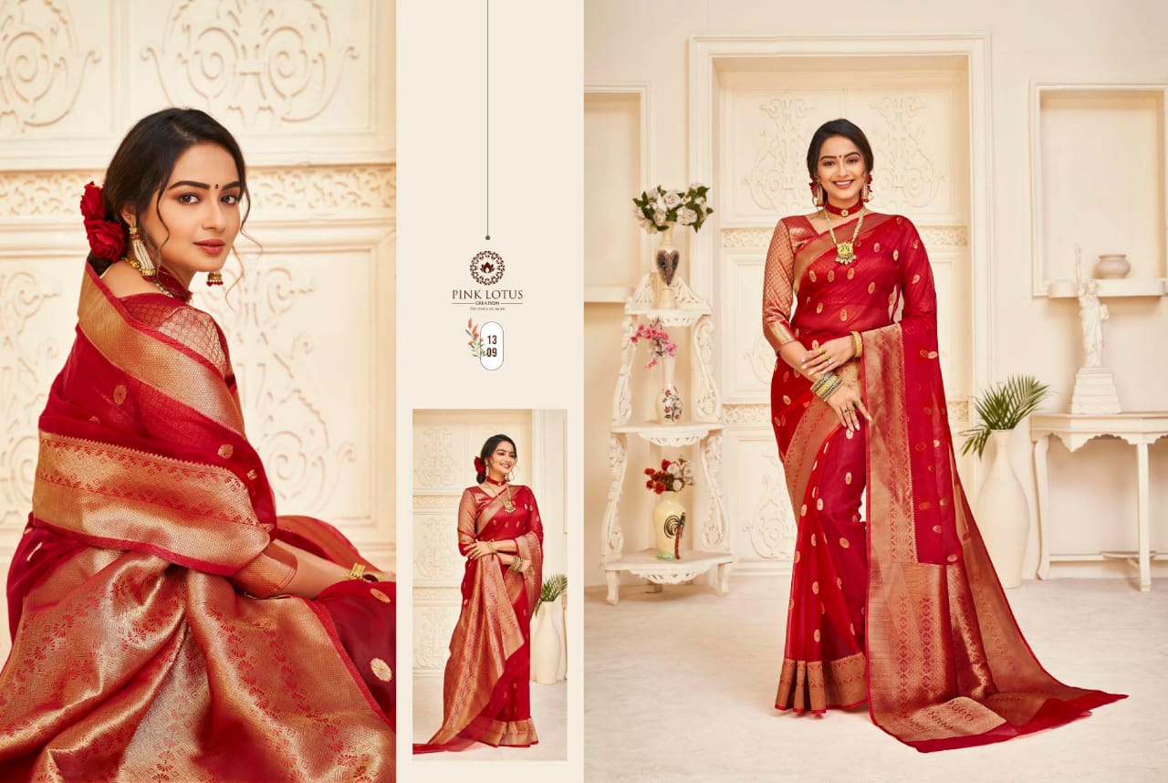 Heer by Pink lotus Party Wear Saree