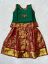 New Born Traditional pattu pavadai - Generic 