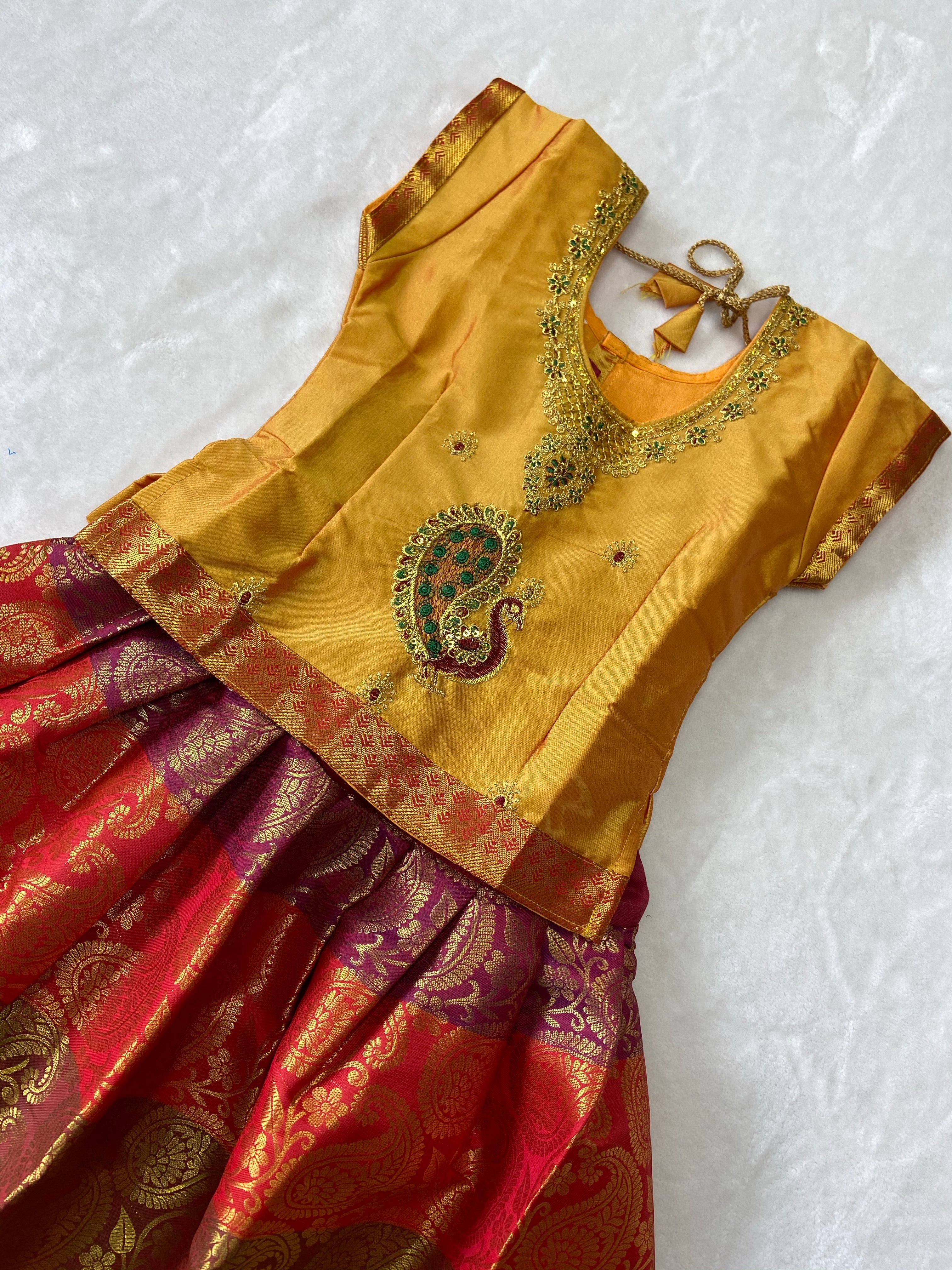 Traditional pattu pavadai - Generic 