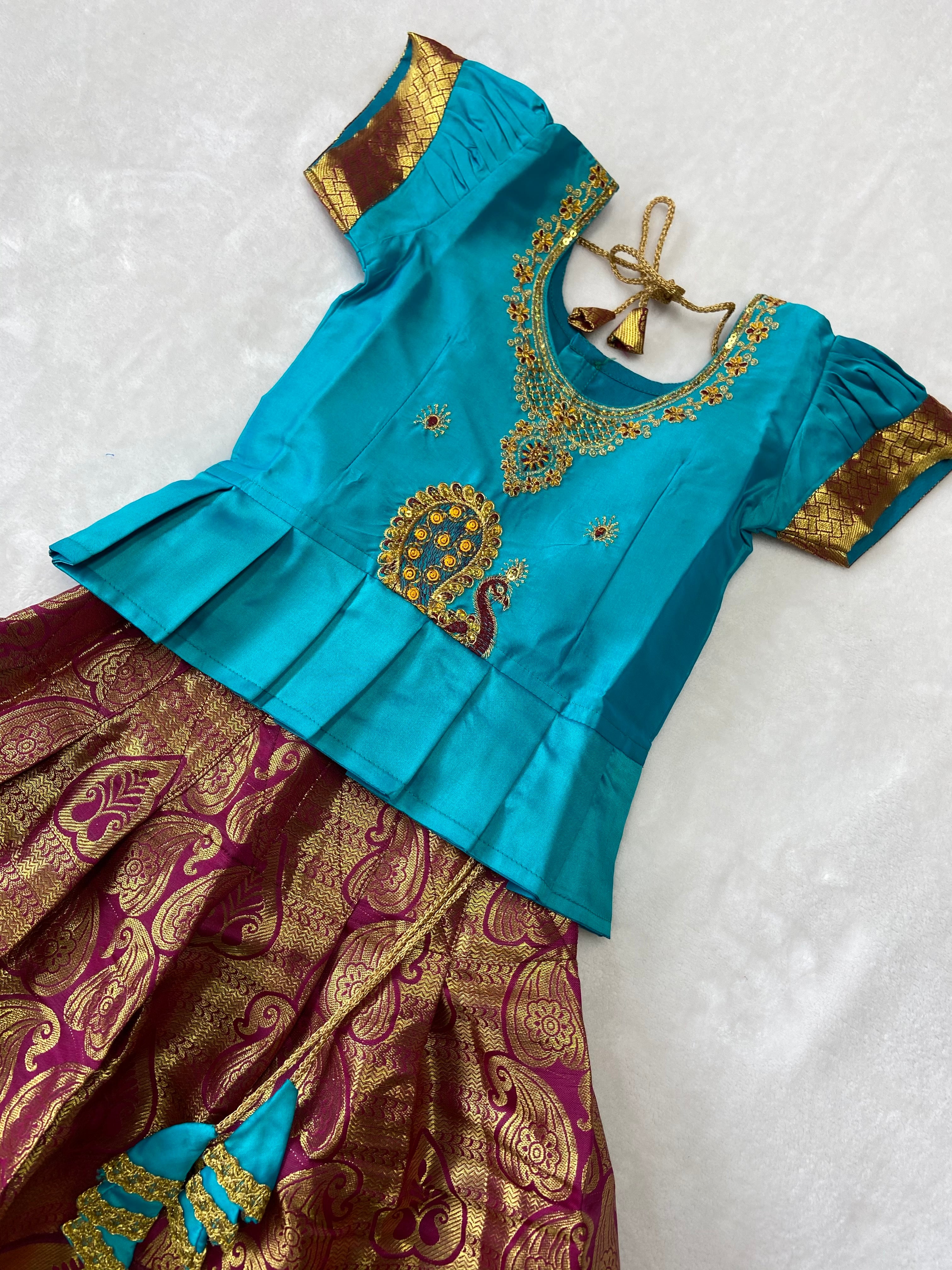 Traditional pattu pavadai - Generic 