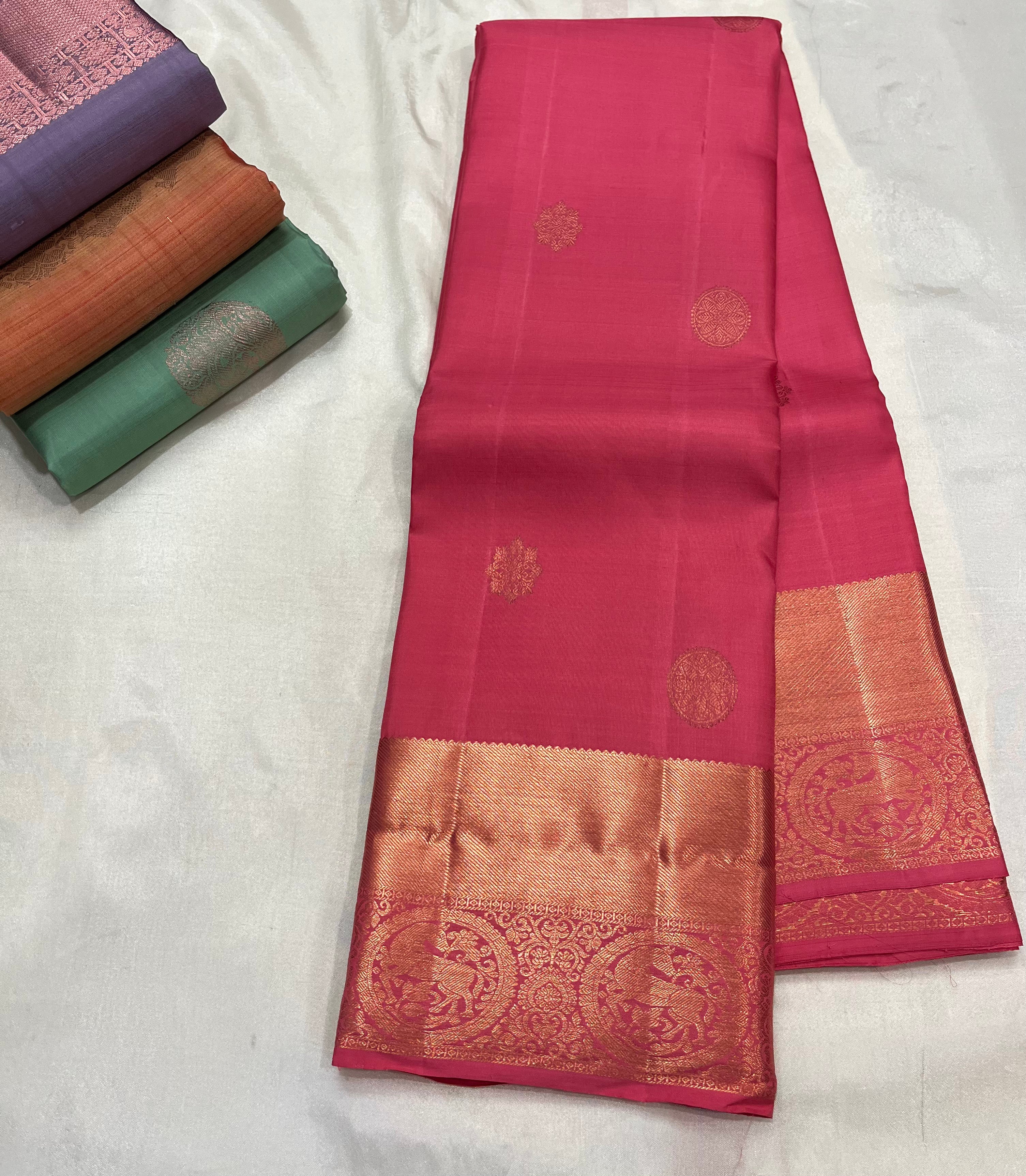 Handwoven kanchipuram Pure silk saree