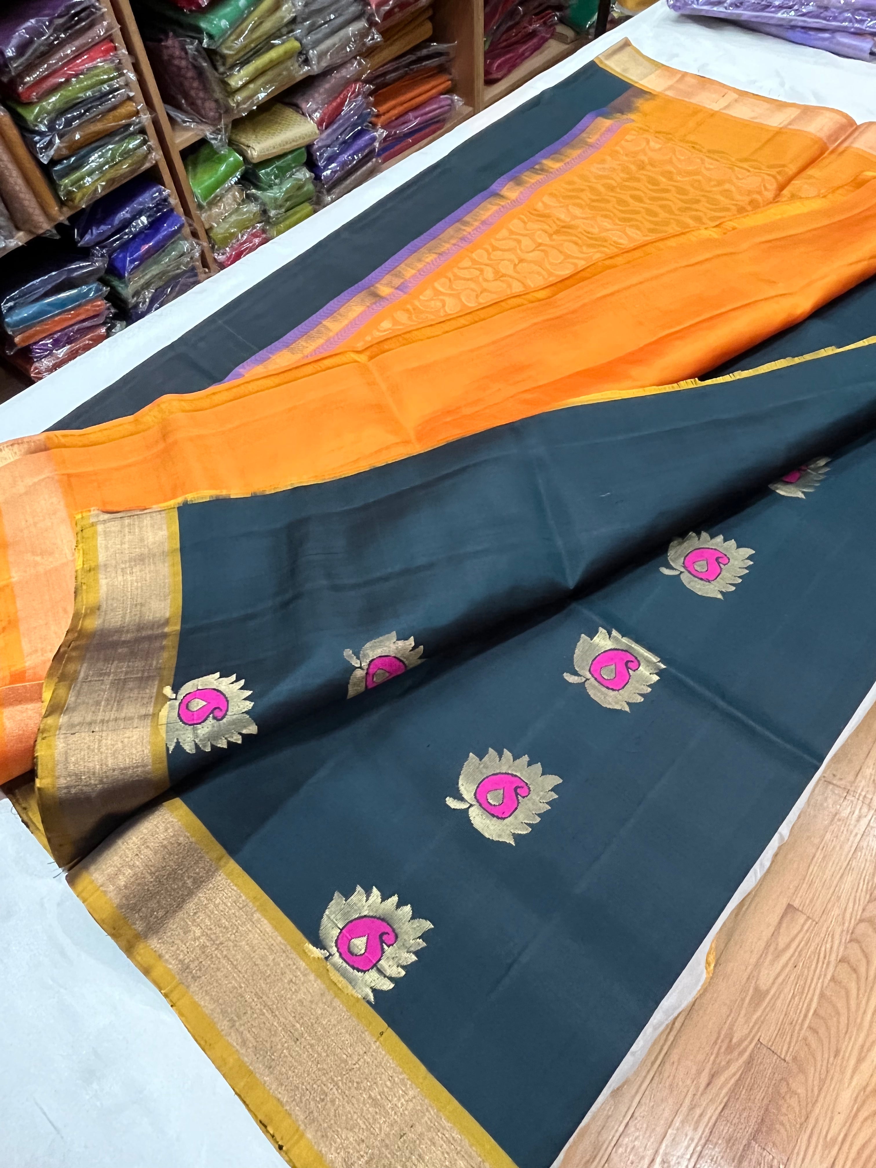 Handwoven Unique Pure Soft silk saree