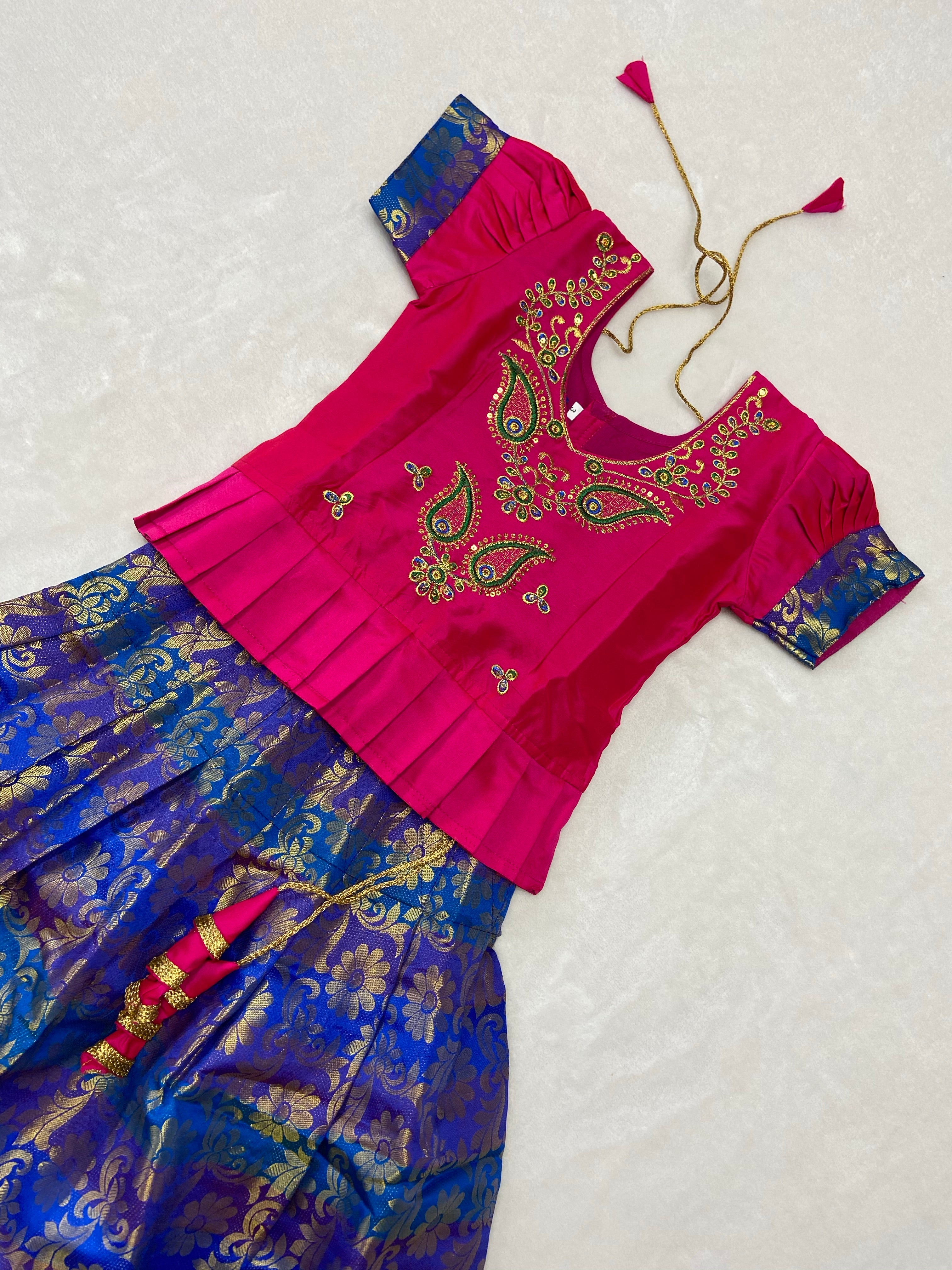Traditional pattu pavadai - Generic 