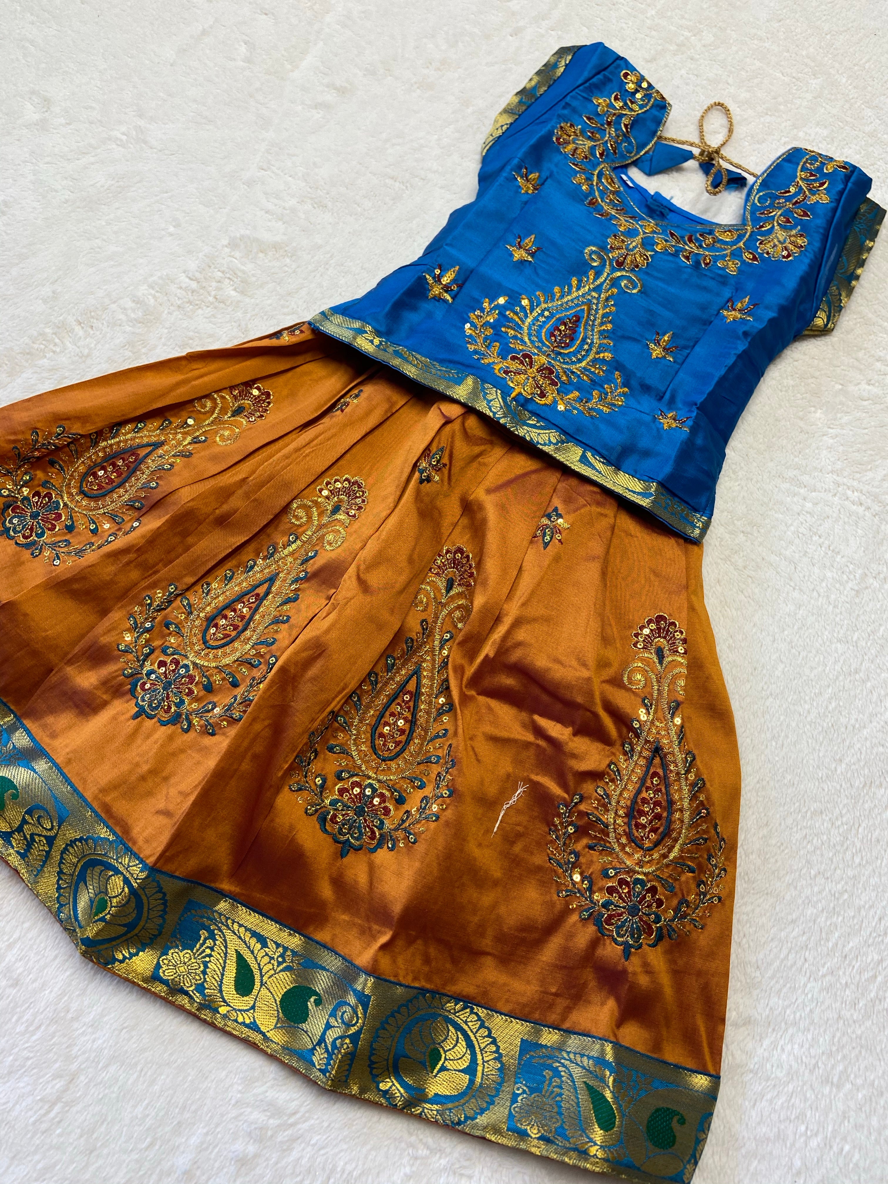 Traditional pattu pavadai - Generic 