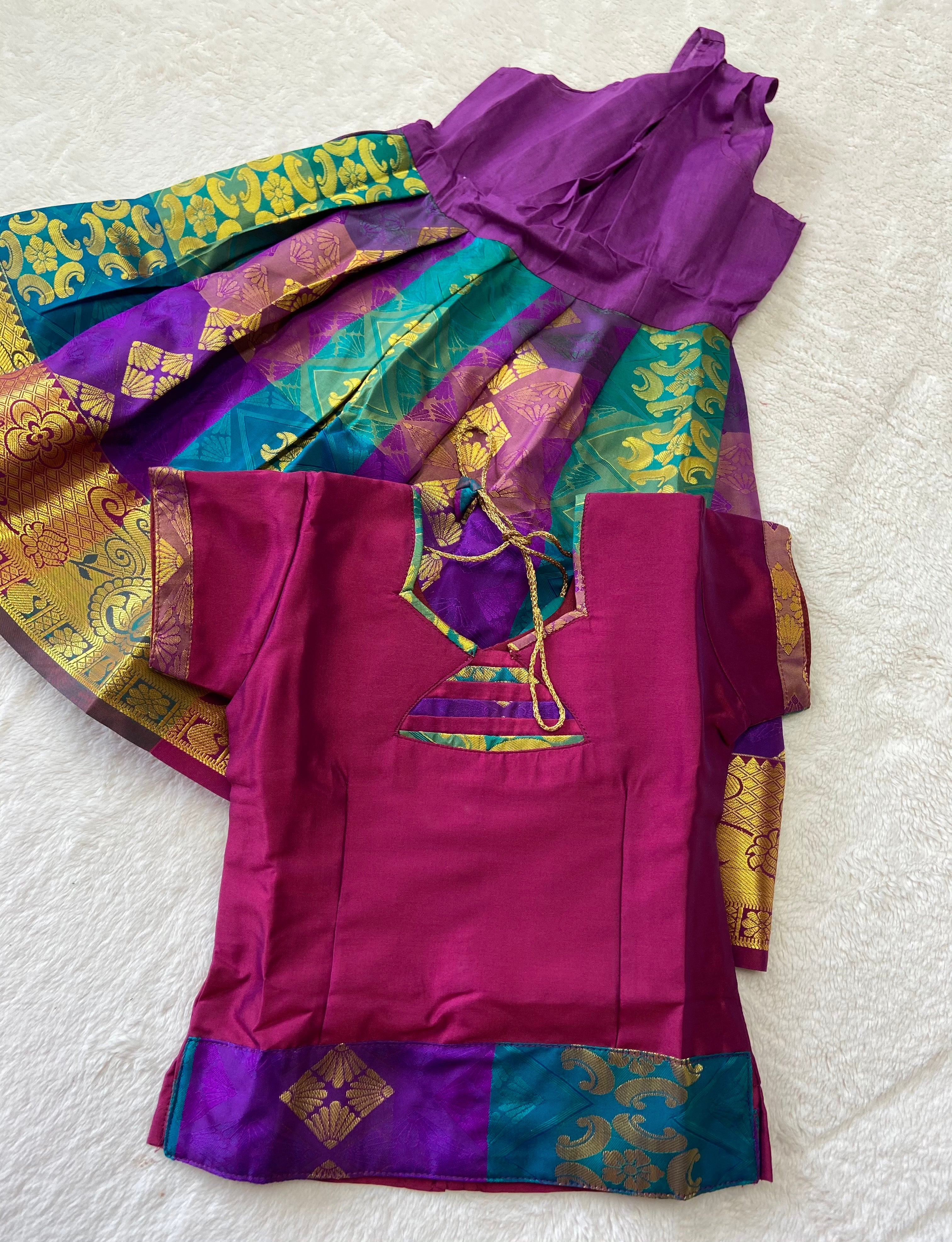 Traditional pattu pavadai - Generic 