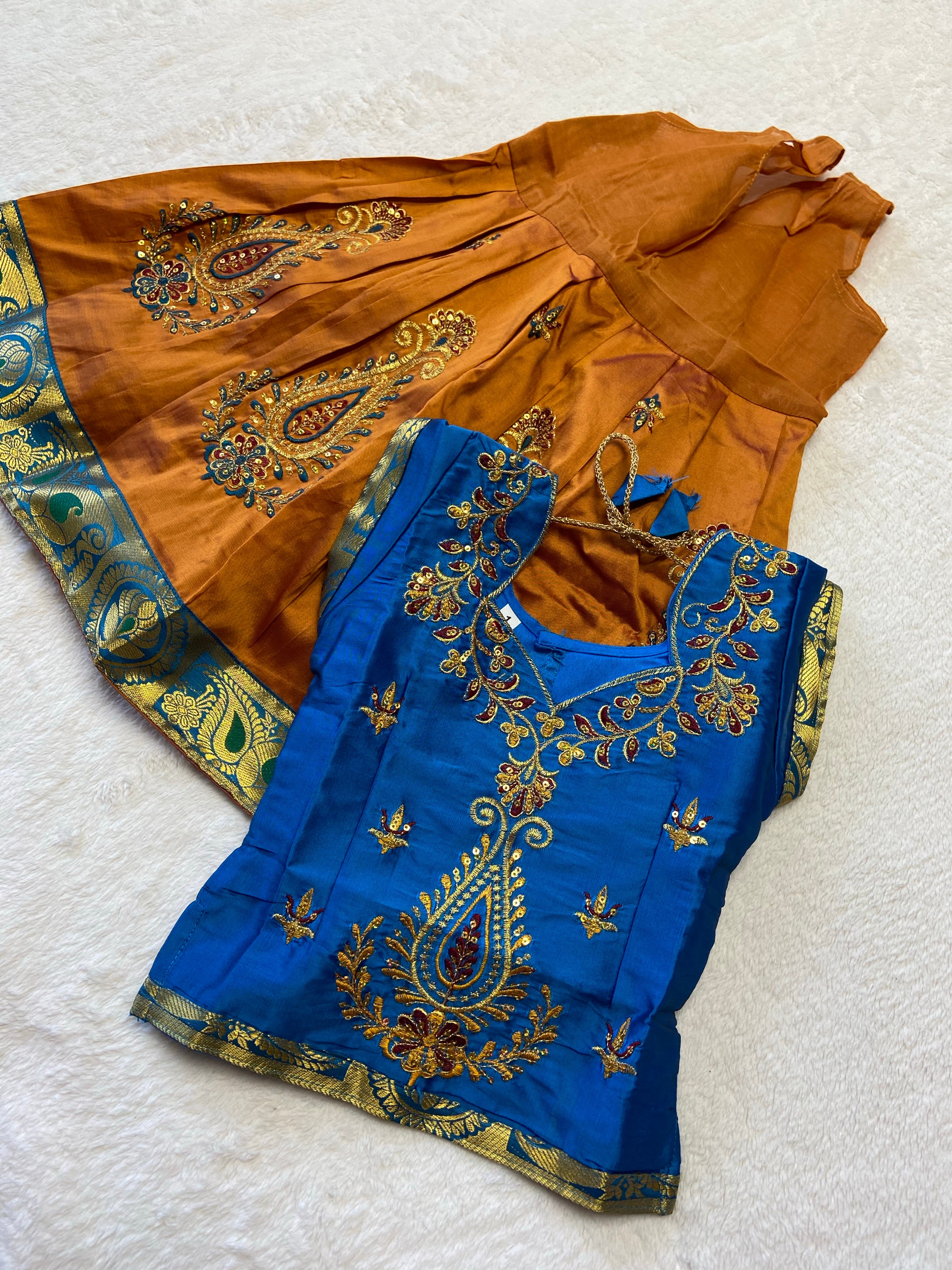 Traditional pattu pavadai - Generic 