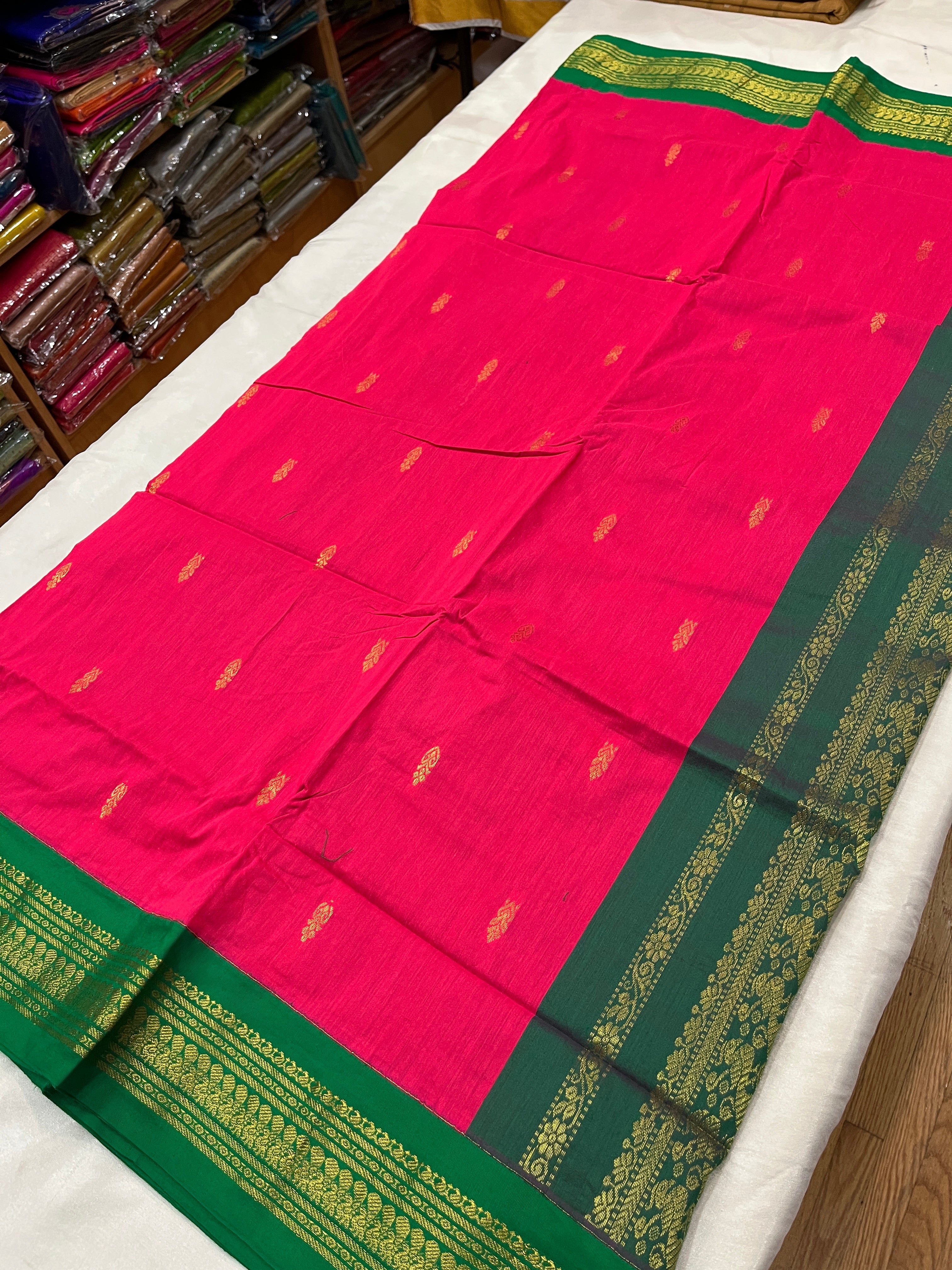 Kalyani Cotton Saree with running Blouse