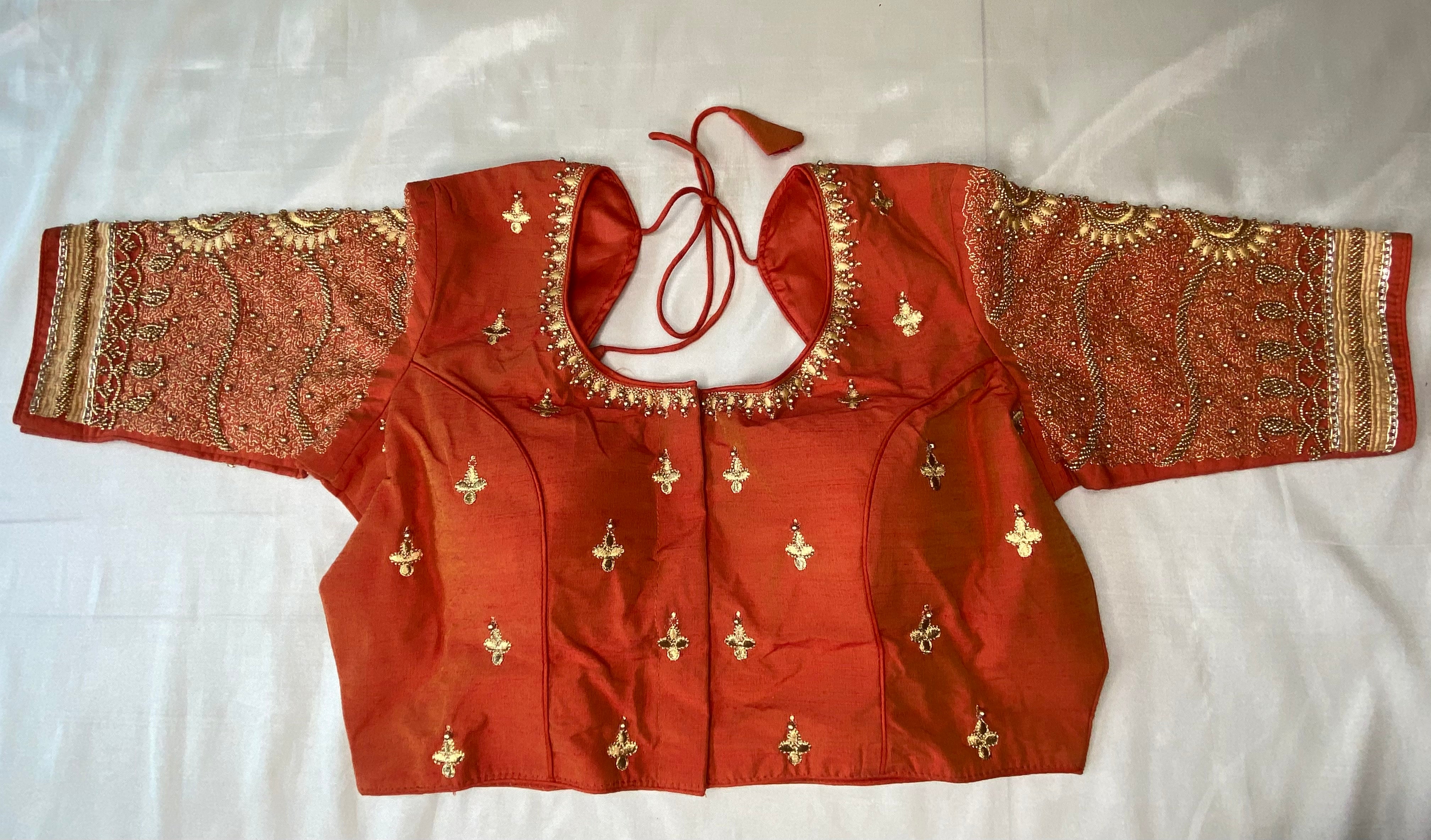 Aari Work Ready made Saree Blouse - Generic 