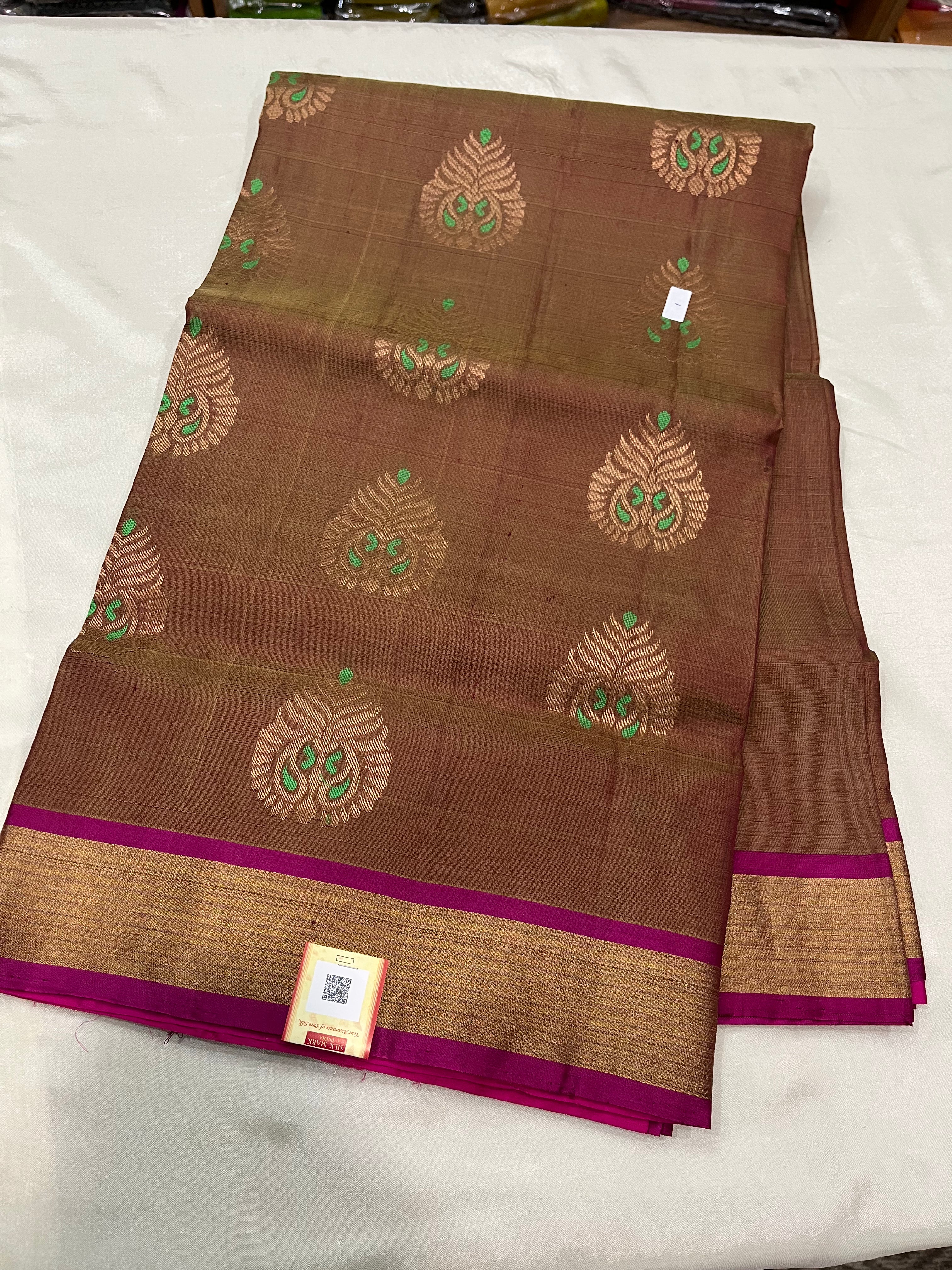 Handwoven Unique Pure Soft silk saree
