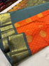 Korvai  border soft Semi Silk Saree